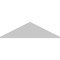 Ekena Millwork Peaked Cap 4 Spoke Architectural Grade PVC Pediment, 48"W x 13"H x 2"P (Pitch 6/12) PEDPS048X130PKC04 - alternate 6
